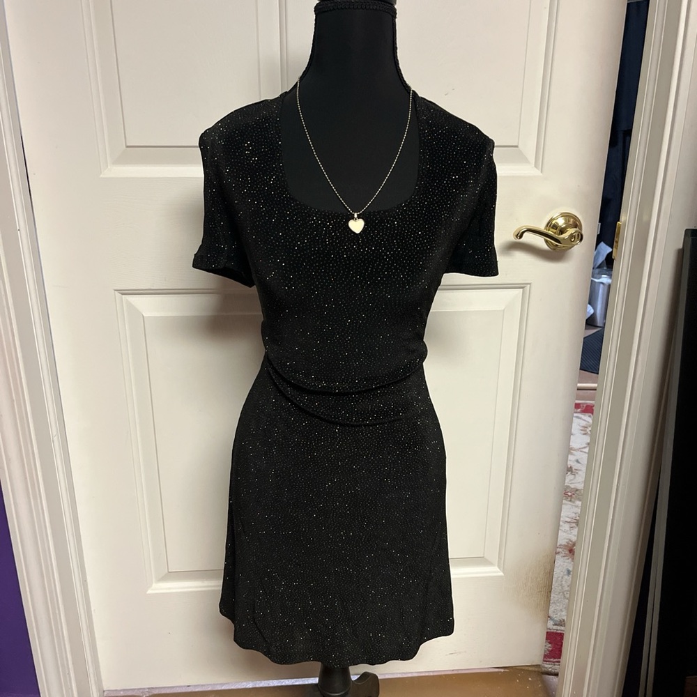 Ms Choice Black and Pink Dress